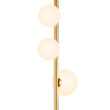 Lampadar modern alama abajururi sticla opal 3xG9/60W Feme 1934 Jupiter